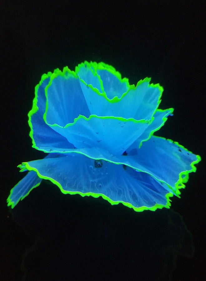 Besimple Artificial Coral Ornament Glowing Effect Resin Aquarium Plants Coral Aquarium Fish Tank Decorations(Blue) - Image 4